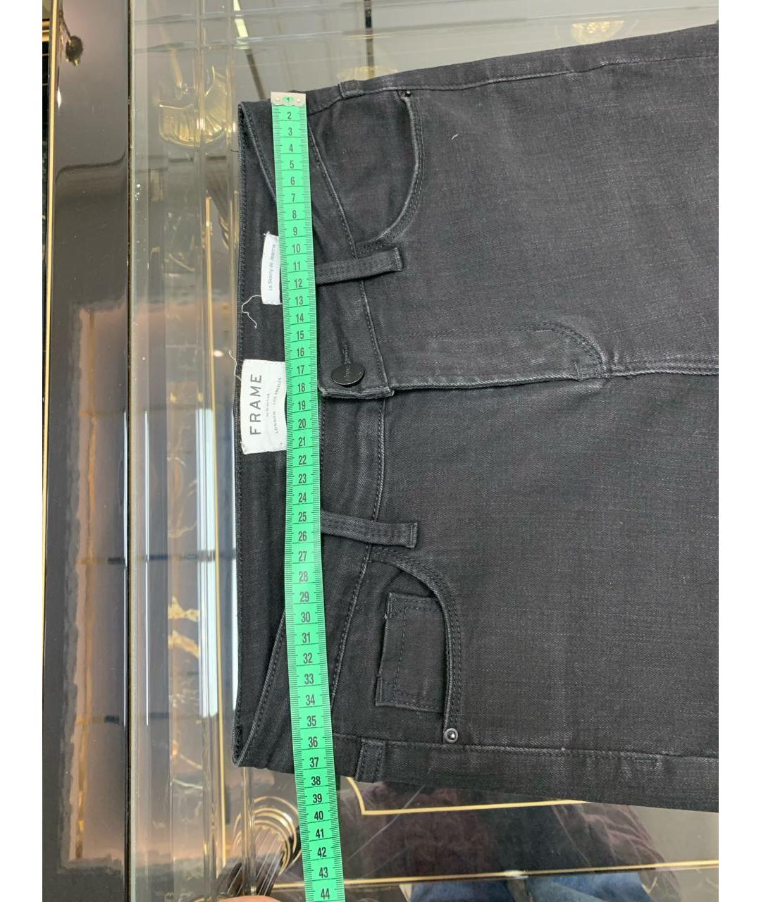 FRAME Черные джинсы слим, фото 6