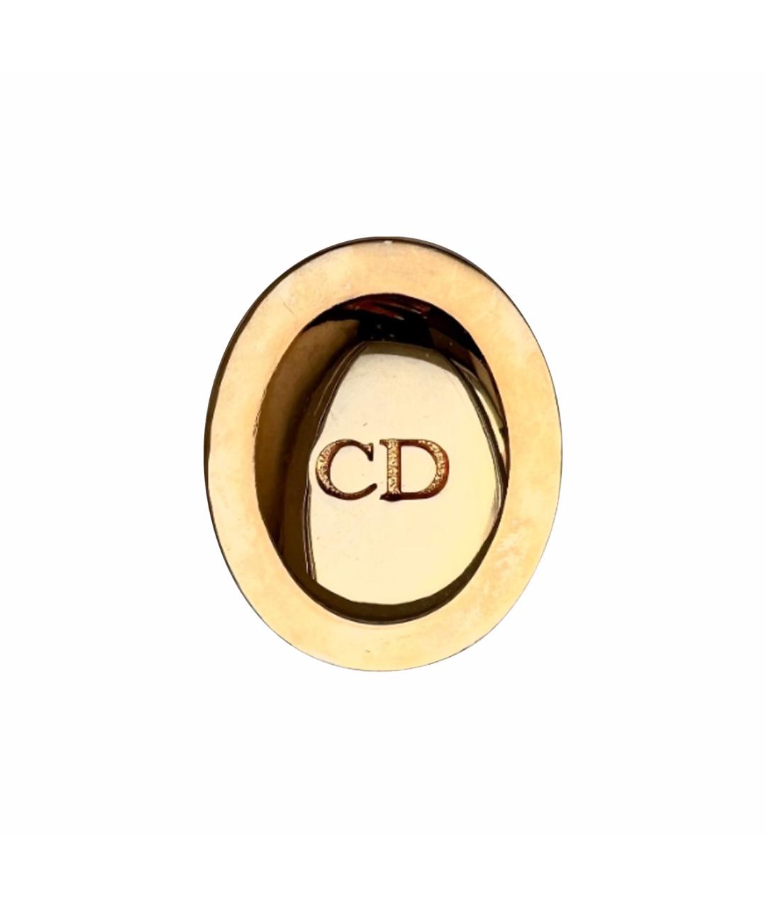CHRISTIAN DIOR PRE-OWNED Золотая металлическая булавка / брошь, фото 1