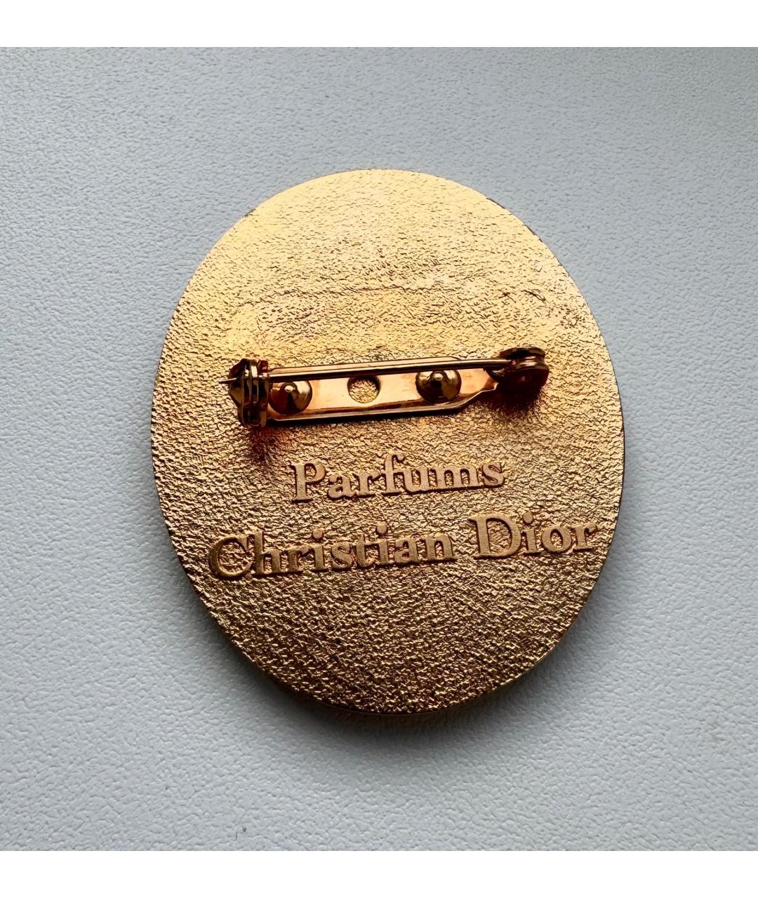 CHRISTIAN DIOR PRE-OWNED Золотая металлическая булавка / брошь, фото 2