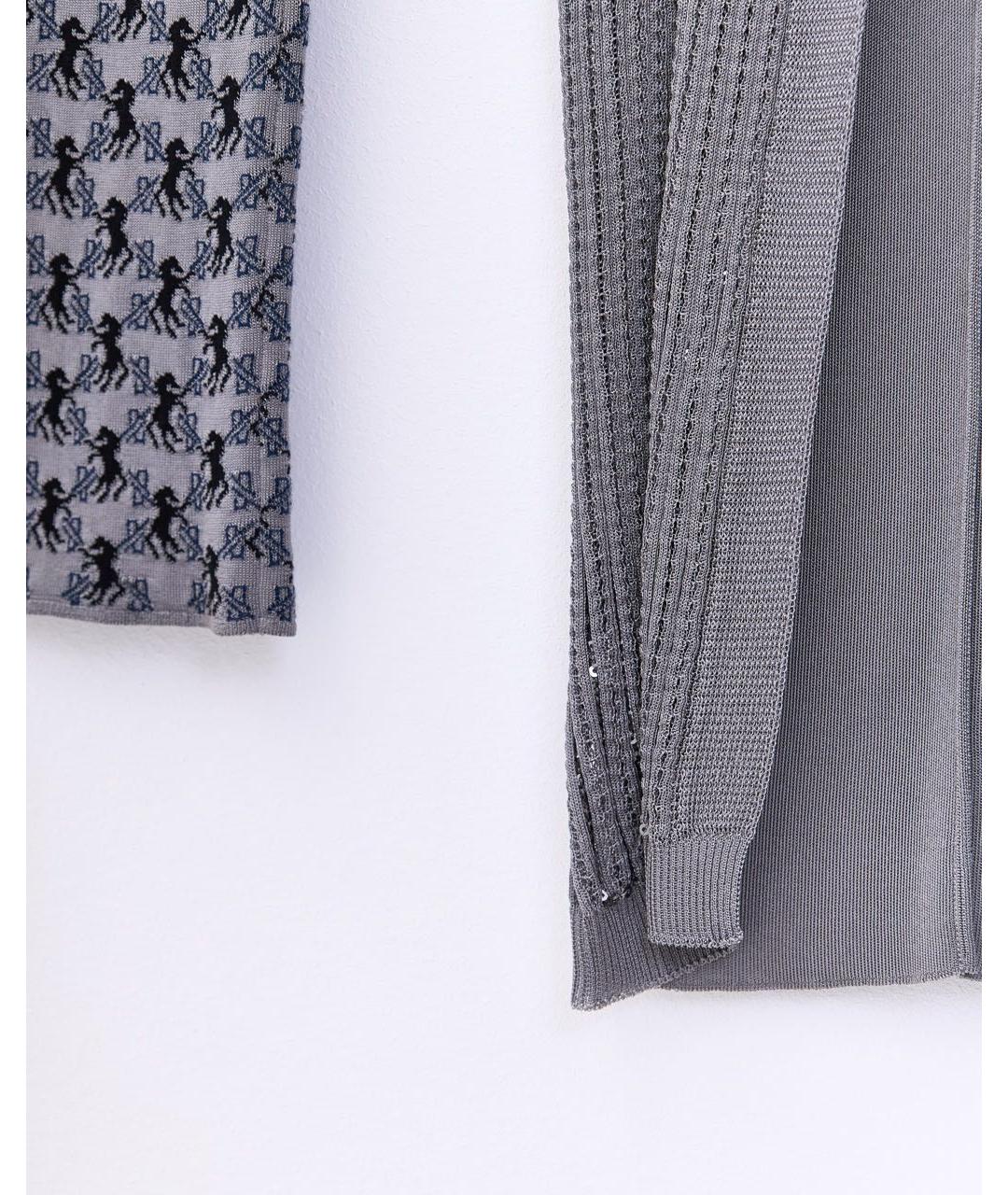 CHLOE Серый полиэстеровый джемпер / свитер, фото 5