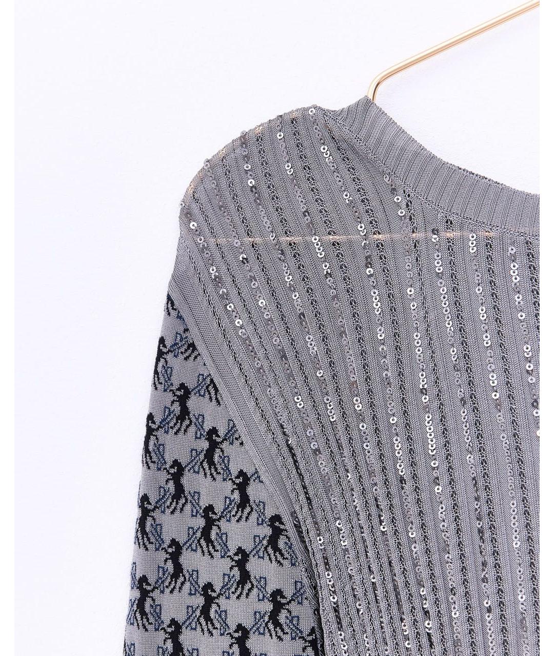 CHLOE Серый полиэстеровый джемпер / свитер, фото 3