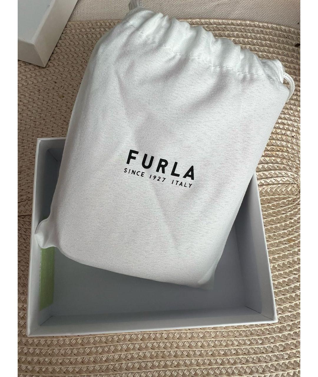 FURLA Красный кожаный кошелек, фото 6