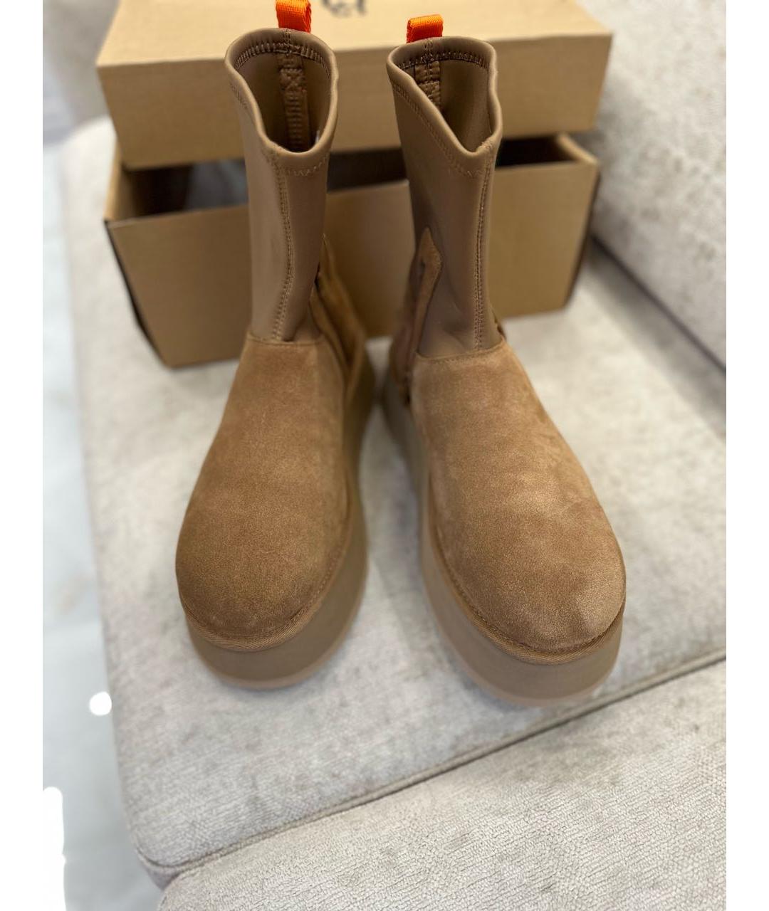 UGG AUSTRALIA Коричневые сапоги, фото 3