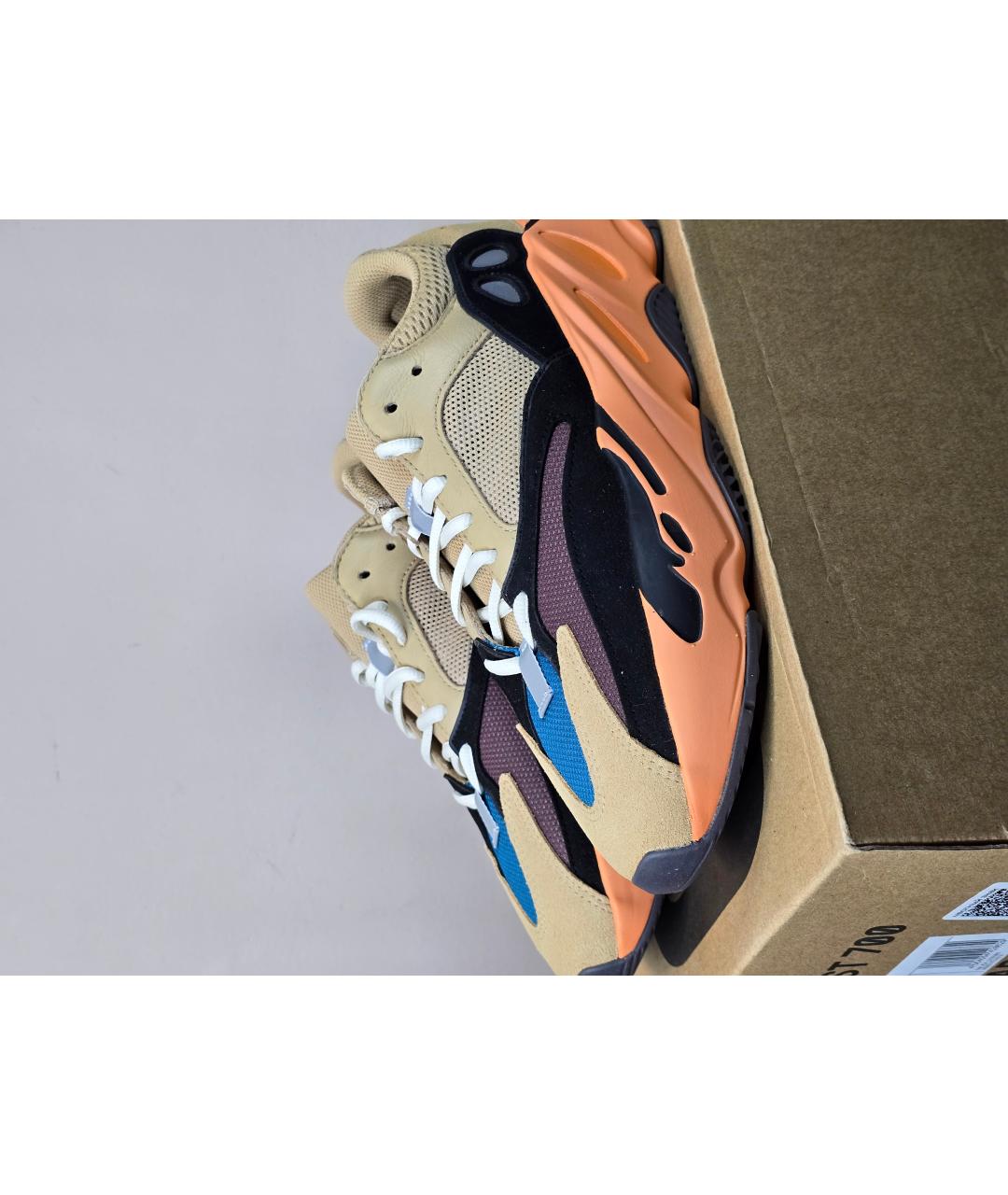 ADIDAS YEEZY Замшевые низкие кроссовки / кеды, фото 3