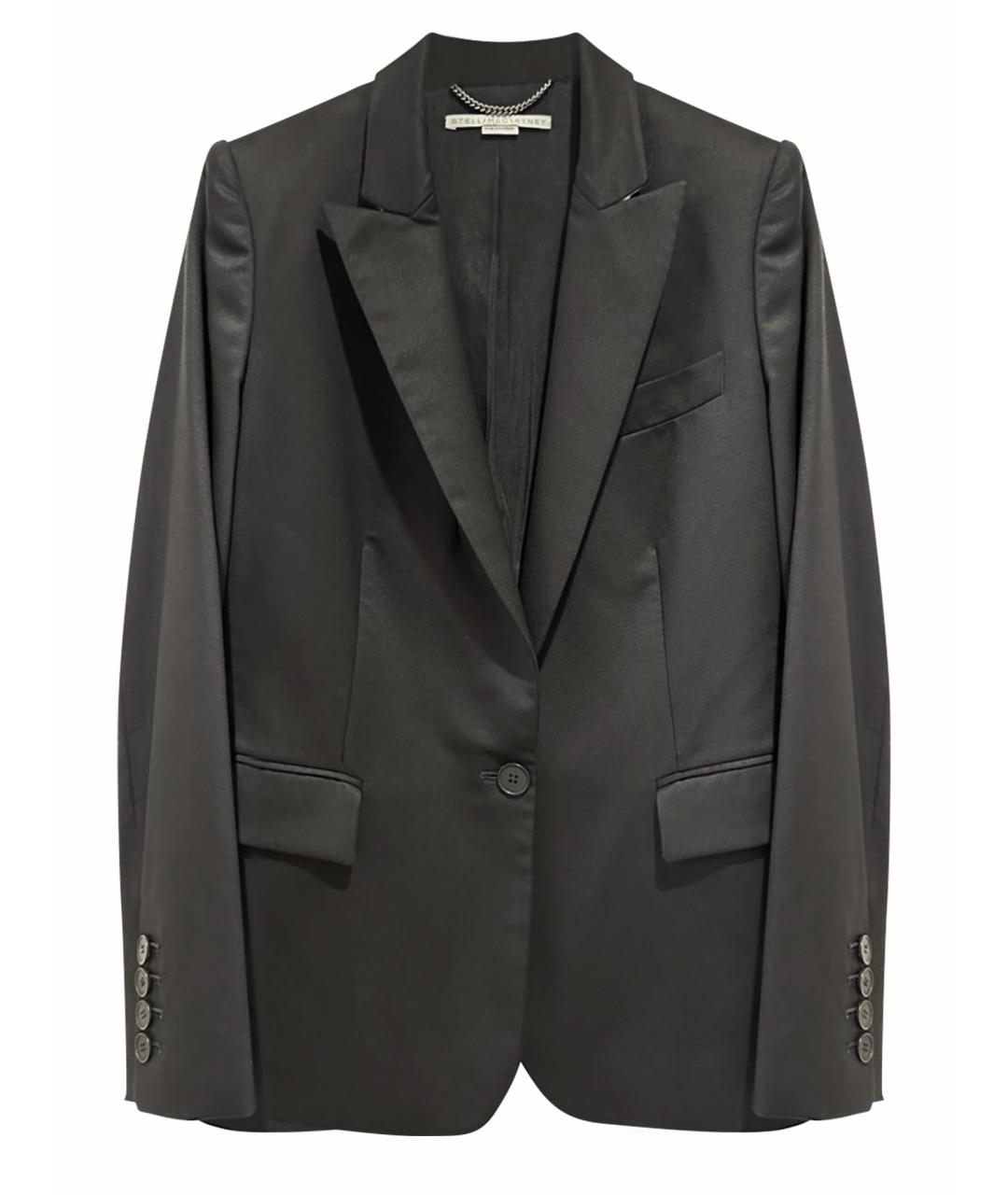 STELLA MCCARTNEY Черный вискозный жакет/пиджак, фото 1