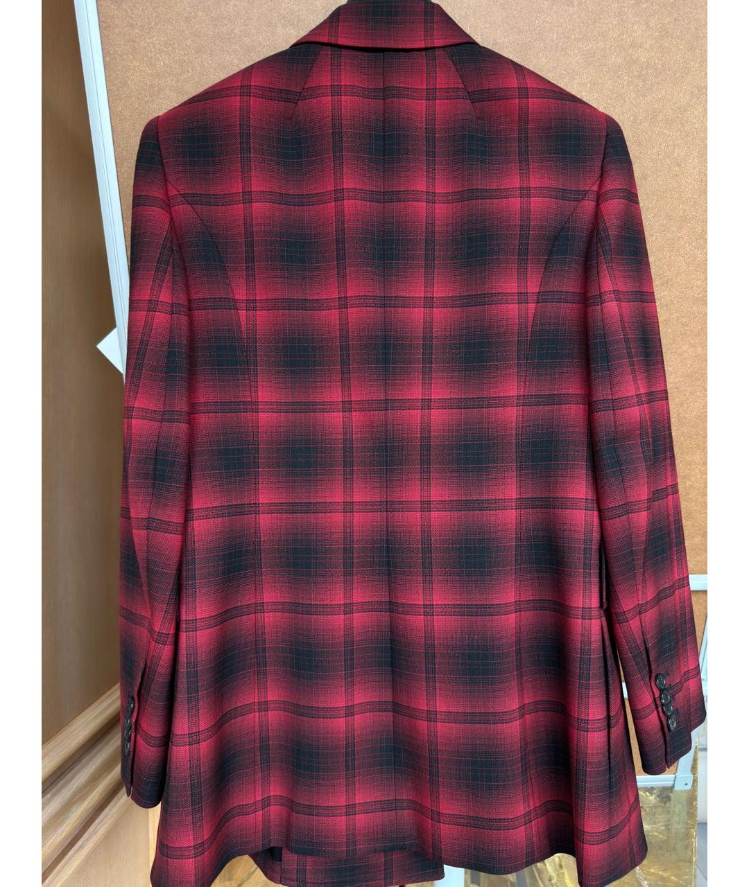 BALENCIAGA Красный шерстяной жакет/пиджак, фото 2