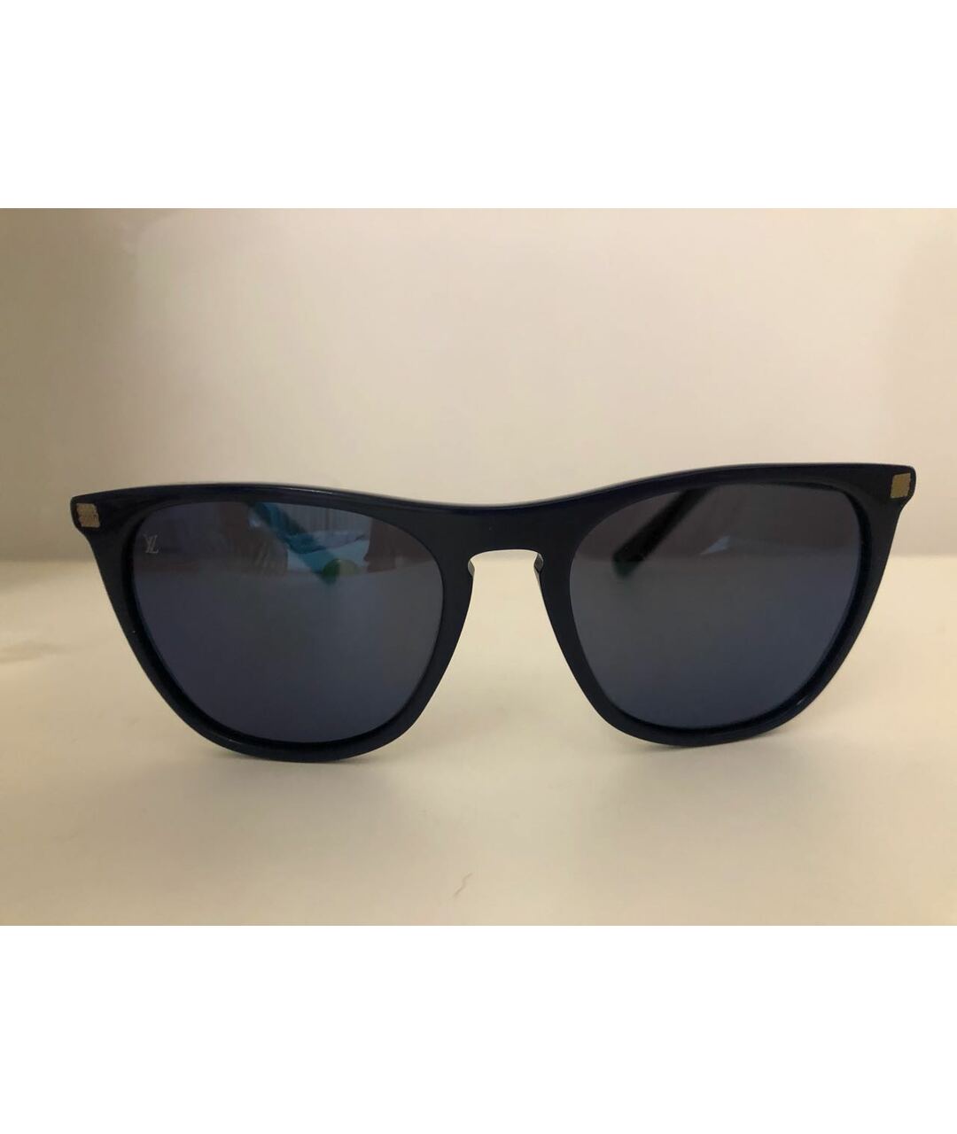 LOUIS VUITTON PRE-OWNED Синие пластиковые солнцезащитные очки, фото 6