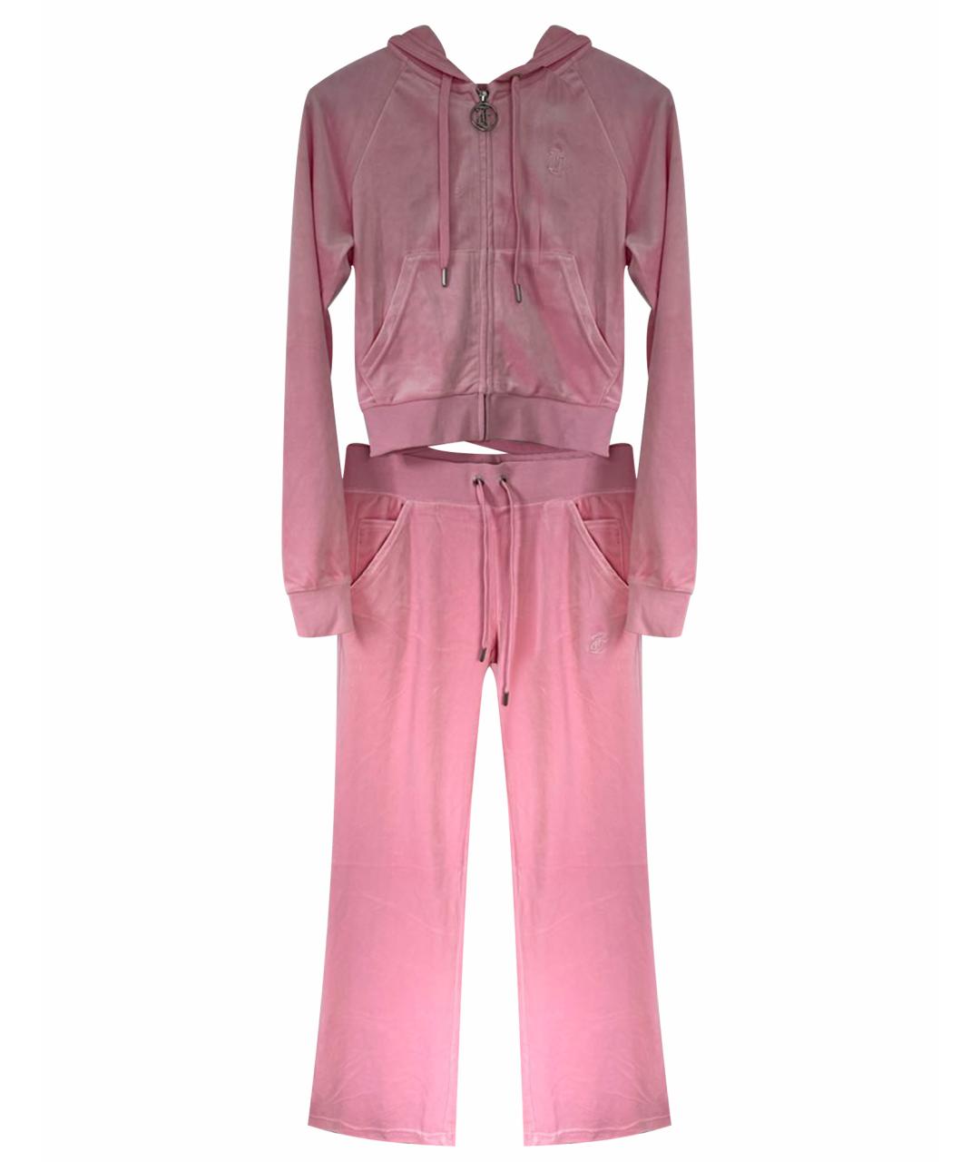 JUICY COUTURE Розовый полиэстеровый костюм с брюками, фото 1