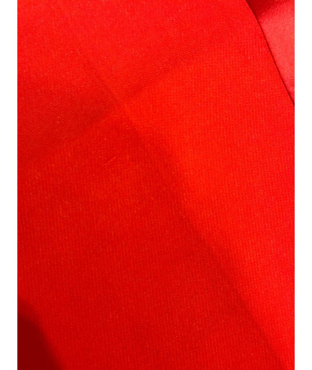 GIVENCHY Красные вискозные брюки узкие, фото 5