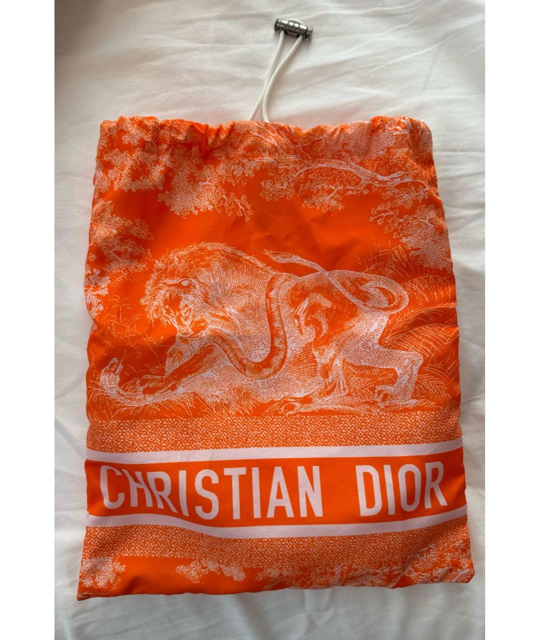 CHRISTIAN DIOR PRE-OWNED Оранжевый полиамидовый купальник, фото 6