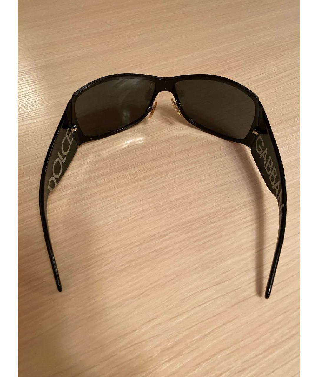DOLCE&GABBANA Черные пластиковые солнцезащитные очки, фото 7