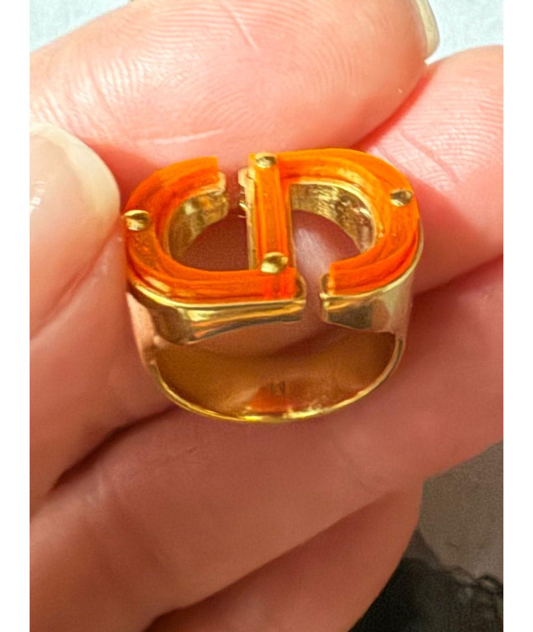 CHRISTIAN DIOR Золотое латунное кольцо, фото 5