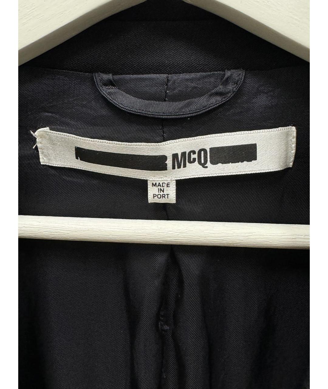 MCQ ALEXANDER MCQUEEN Черный шерстяной пиджак, фото 5