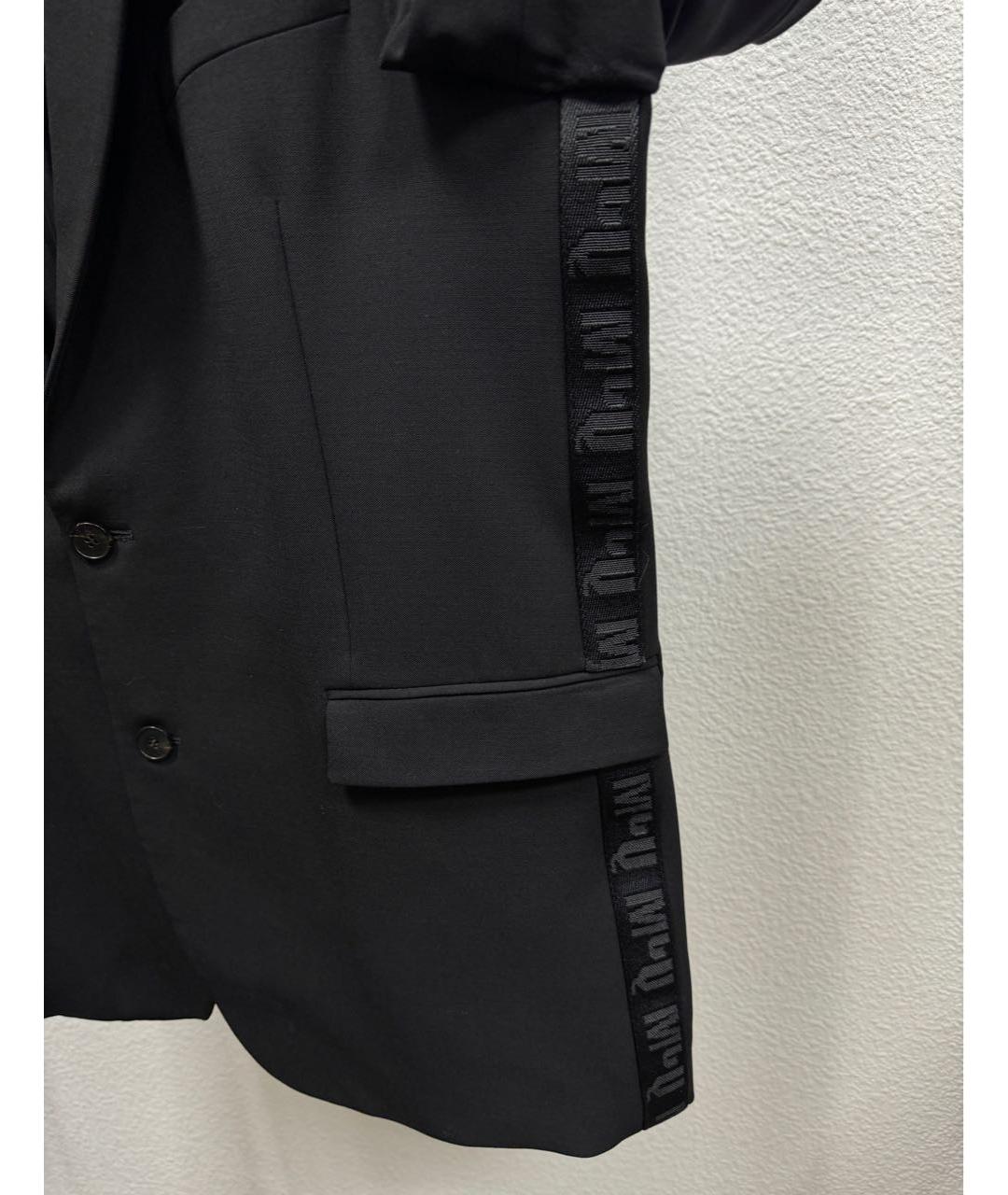 MCQ ALEXANDER MCQUEEN Черный шерстяной пиджак, фото 3