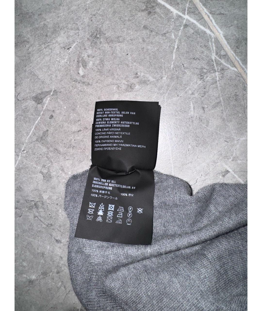 PRADA Серый шерстяной джемпер / свитер, фото 7