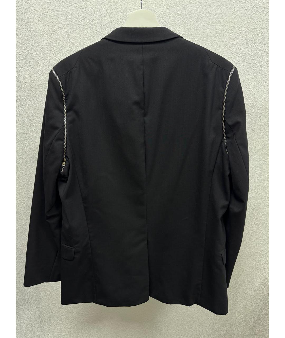 HUGO BOSS Черный шерстяной пиджак, фото 5