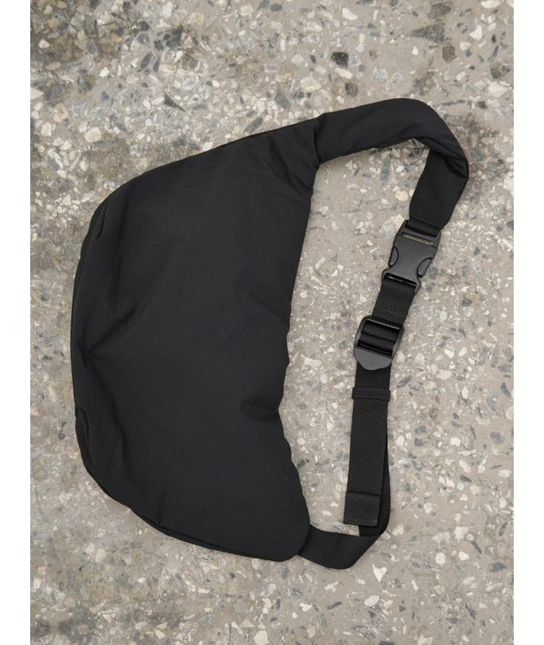 YEEZY Черная синтетическая сумка на плечо, фото 2