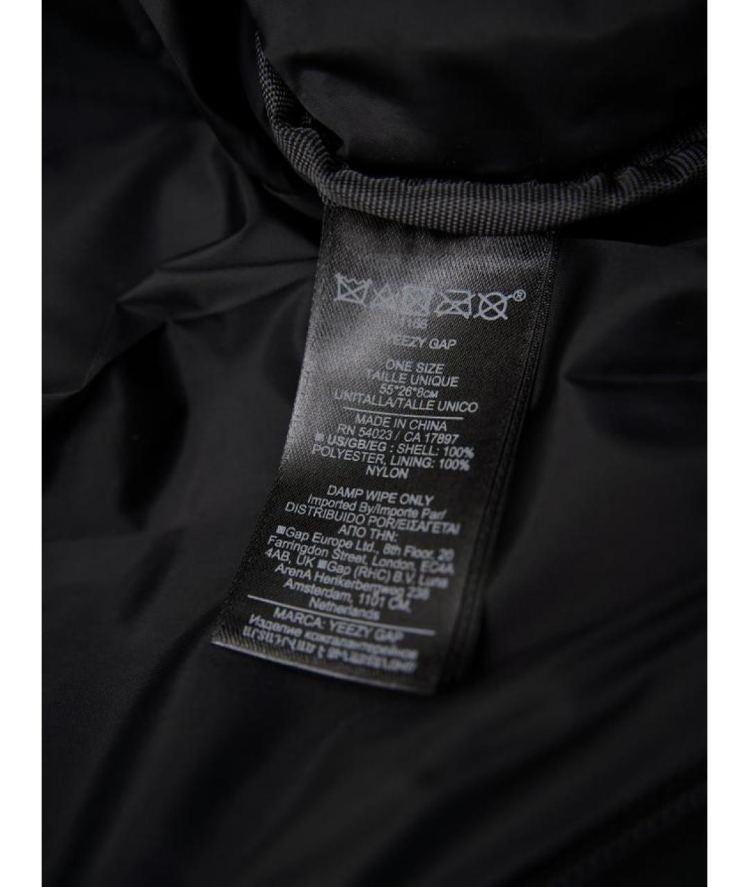 YEEZY Черная синтетическая сумка на плечо, фото 5