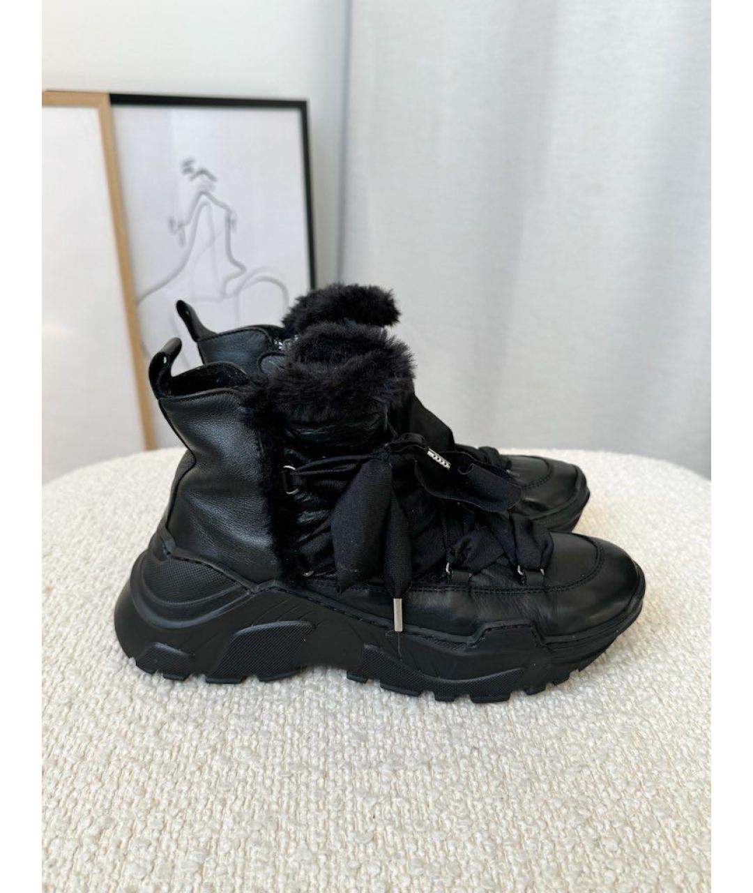JARRETT KIDS Черные кожаные ботинки, фото 5