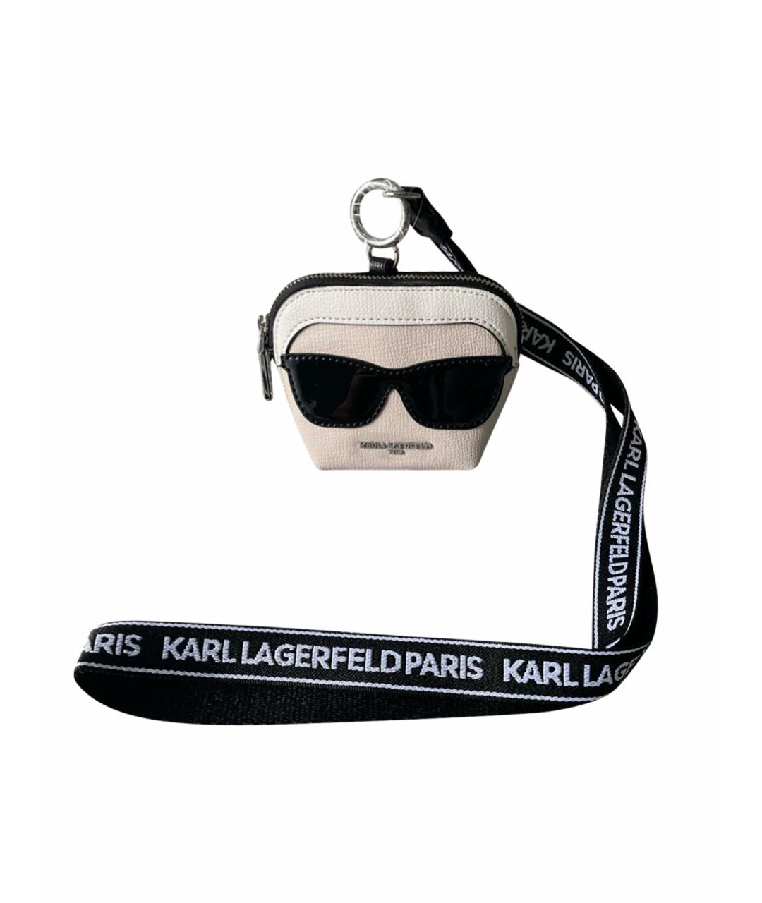 KARL LAGERFELD Белый кошелек из искусственной кожи, фото 1