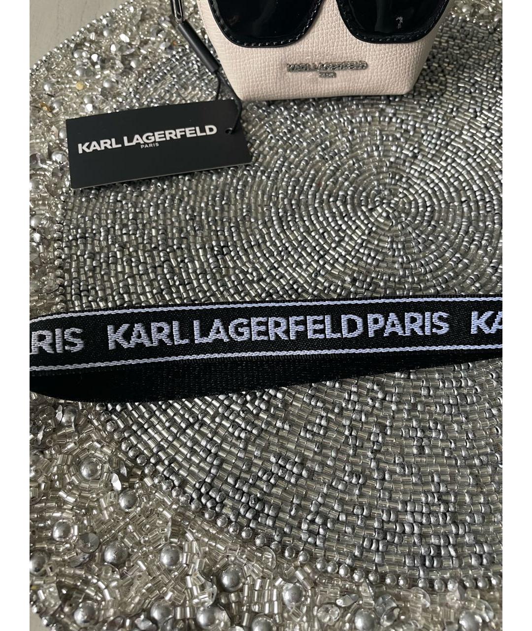 KARL LAGERFELD Белый кошелек из искусственной кожи, фото 2