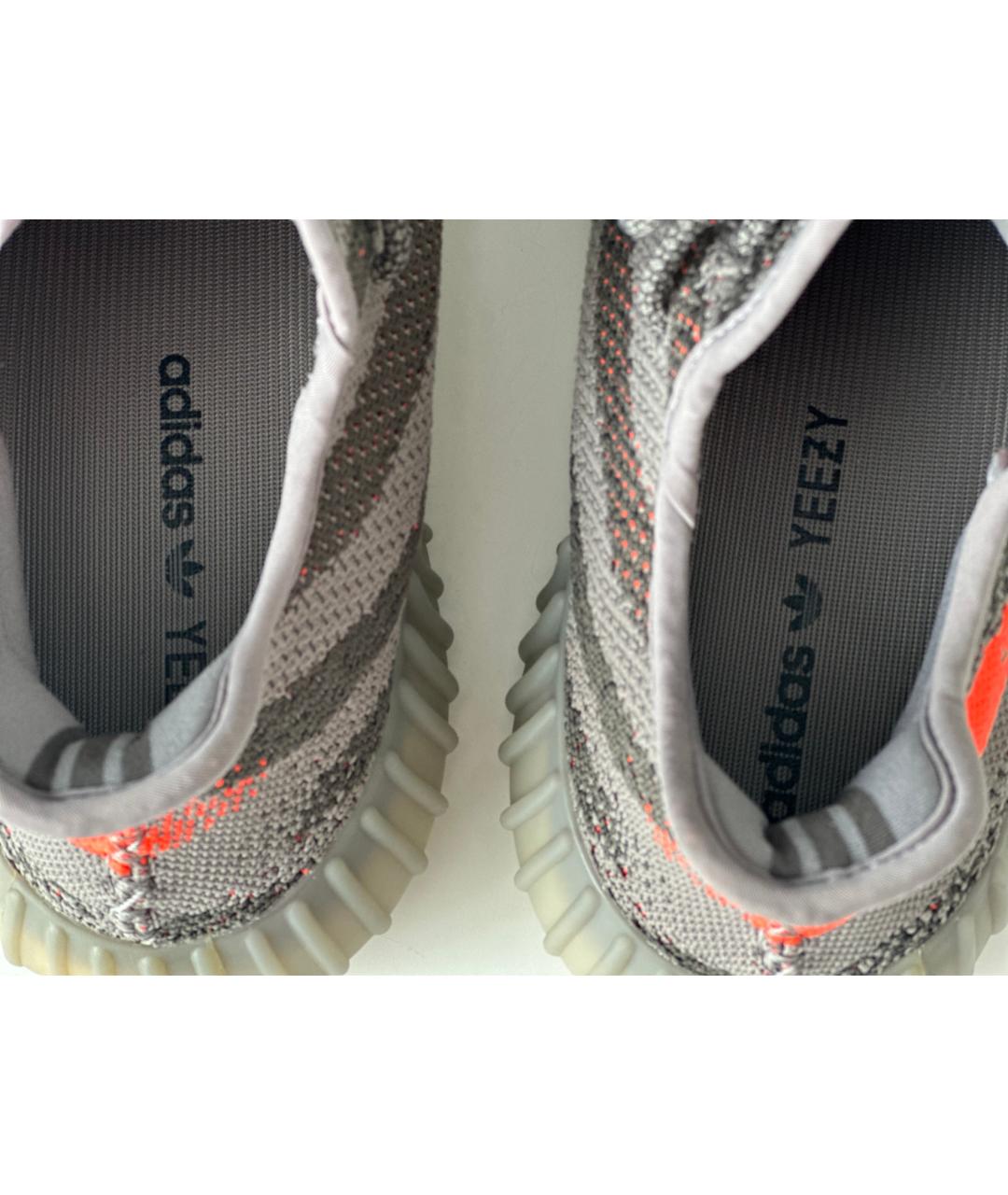 ADIDAS YEEZY Серые низкие кроссовки / кеды, фото 3