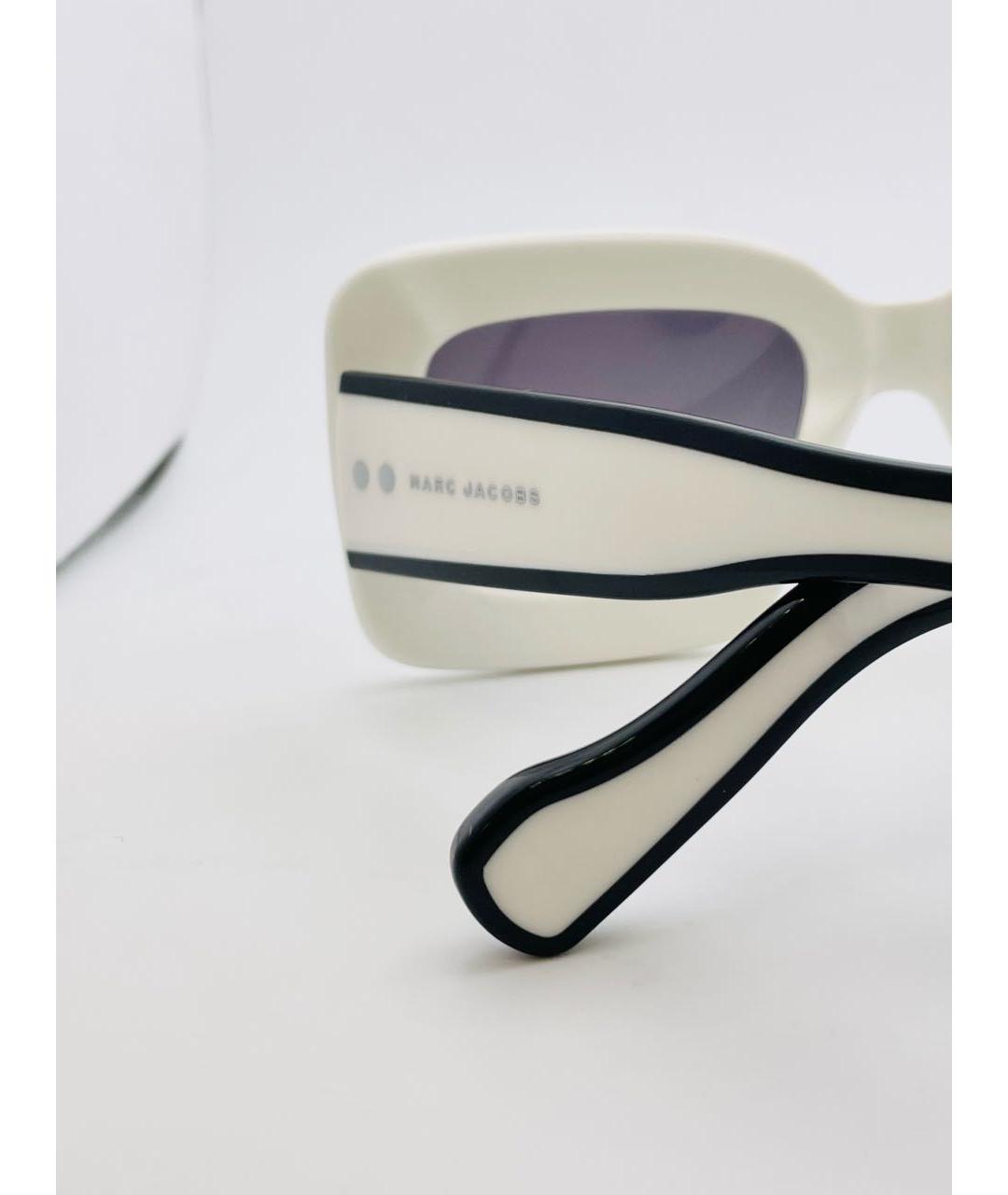 MARC JACOBS Белые пластиковые солнцезащитные очки, фото 7