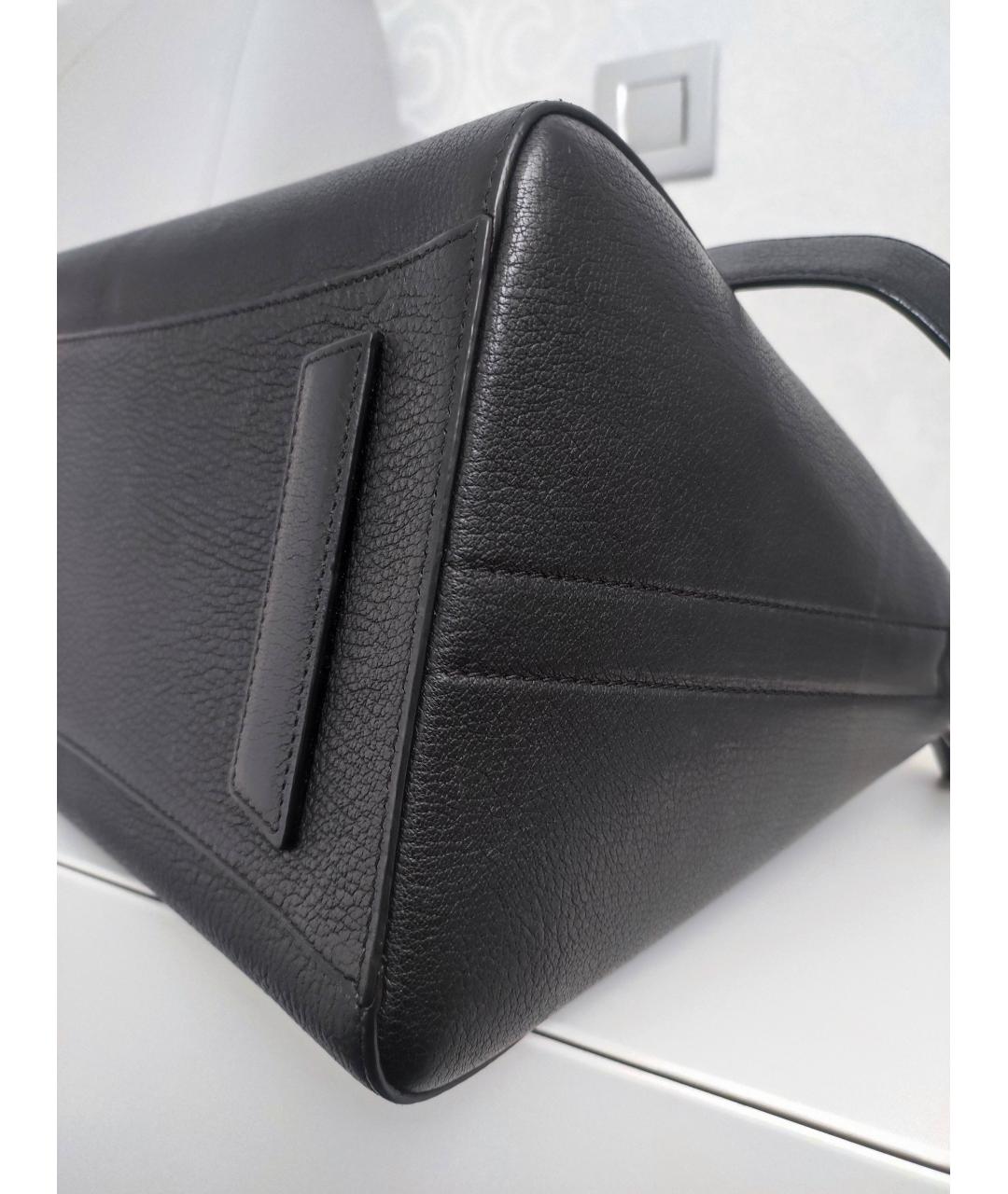 GIVENCHY Черная кожаная сумка с короткими ручками, фото 6
