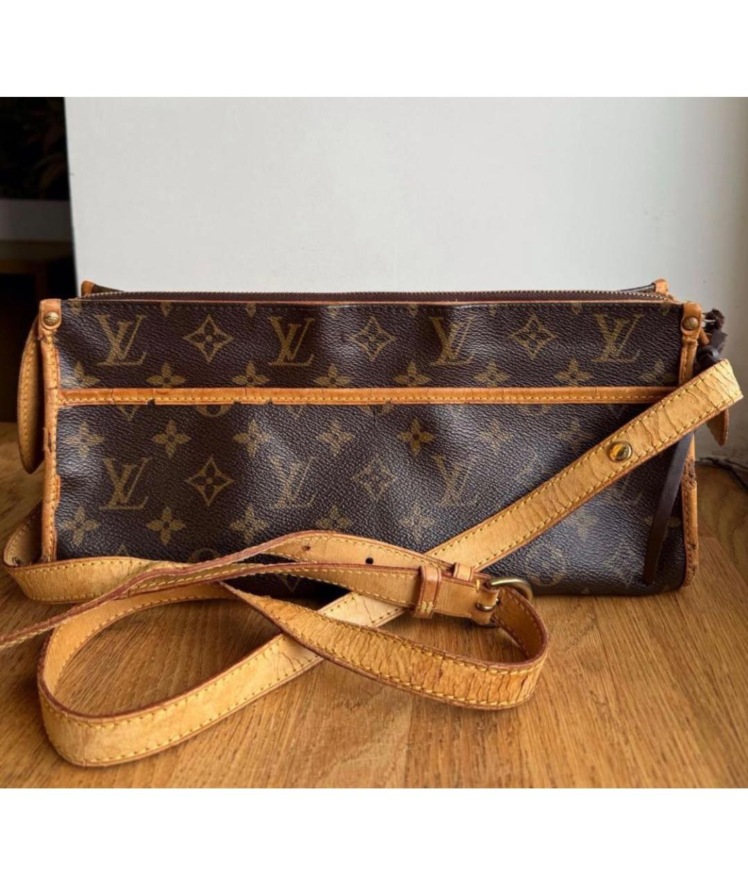 LOUIS VUITTON Коричневая сумка через плечо, фото 3