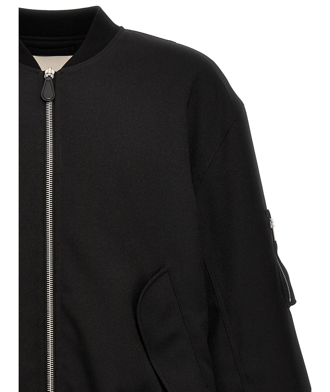 JIL SANDER Черная полиэстеровая куртка, фото 3
