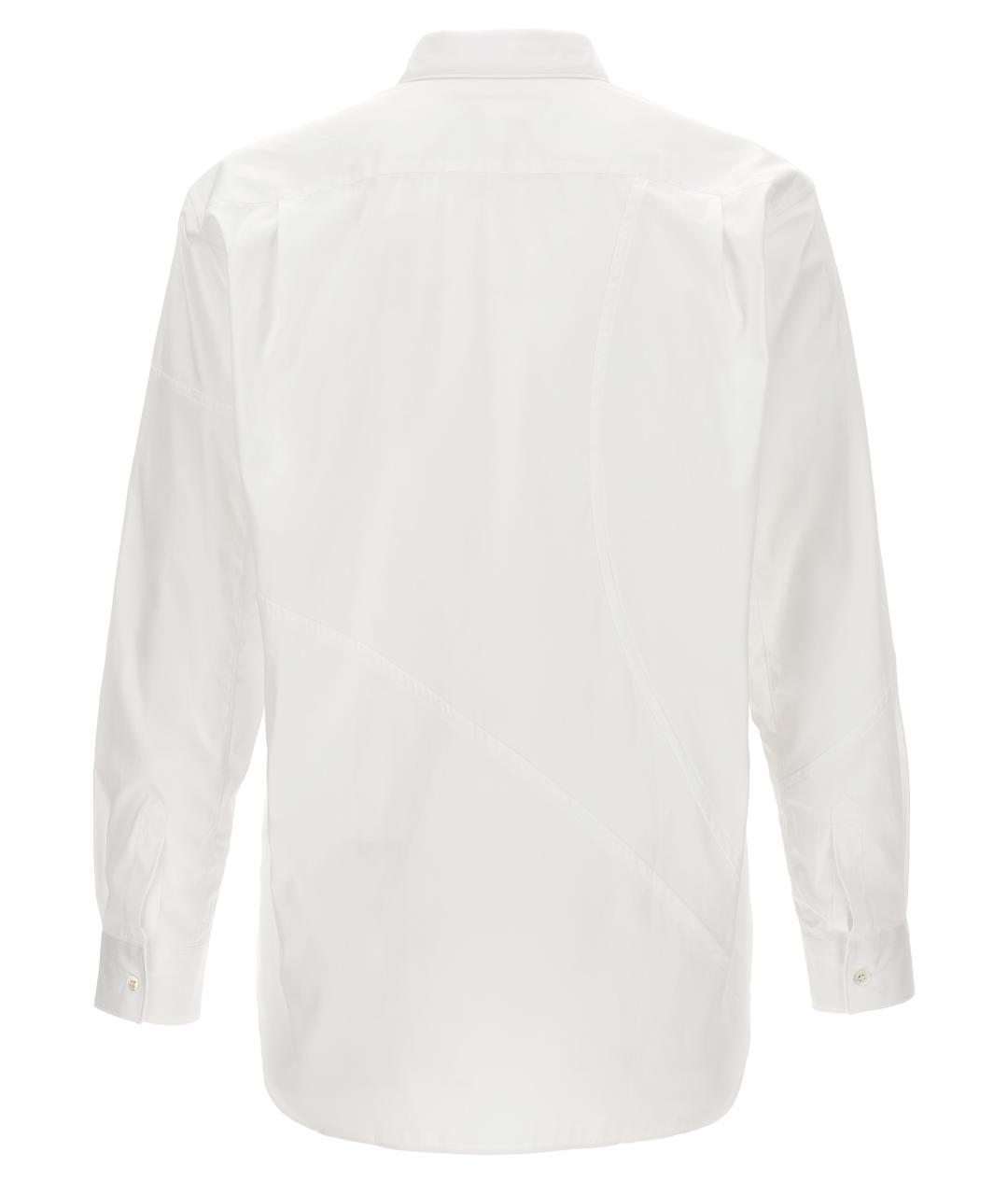 COMME DES GARÇONS SHIRT Белая хлопковая кэжуал рубашка, фото 2