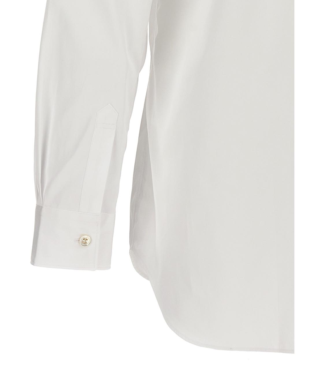 COMME DES GARÇONS SHIRT Белая хлопковая кэжуал рубашка, фото 4