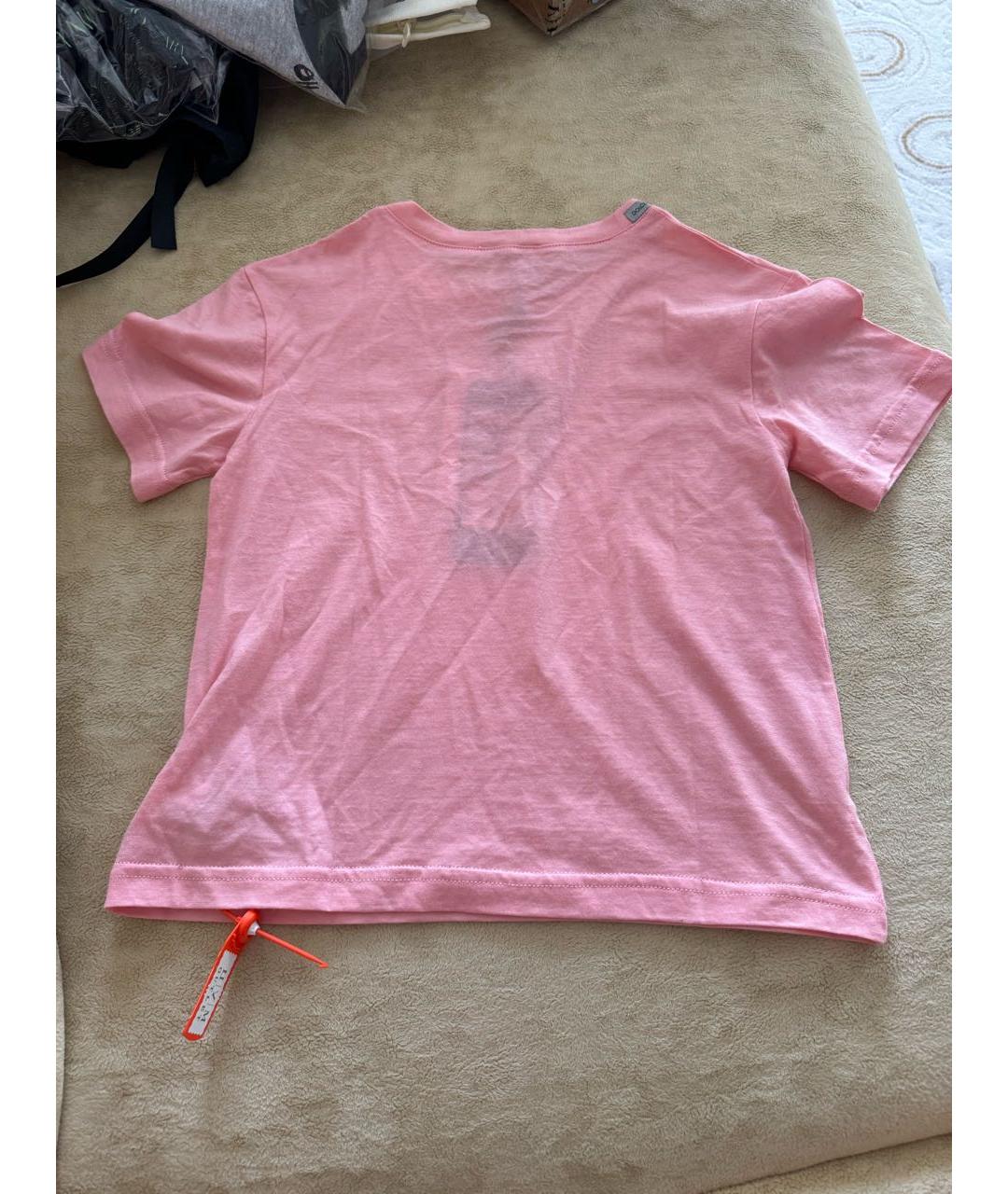 DOLCE&GABBANA Розовый хлопковый детская футболка / топ, фото 2