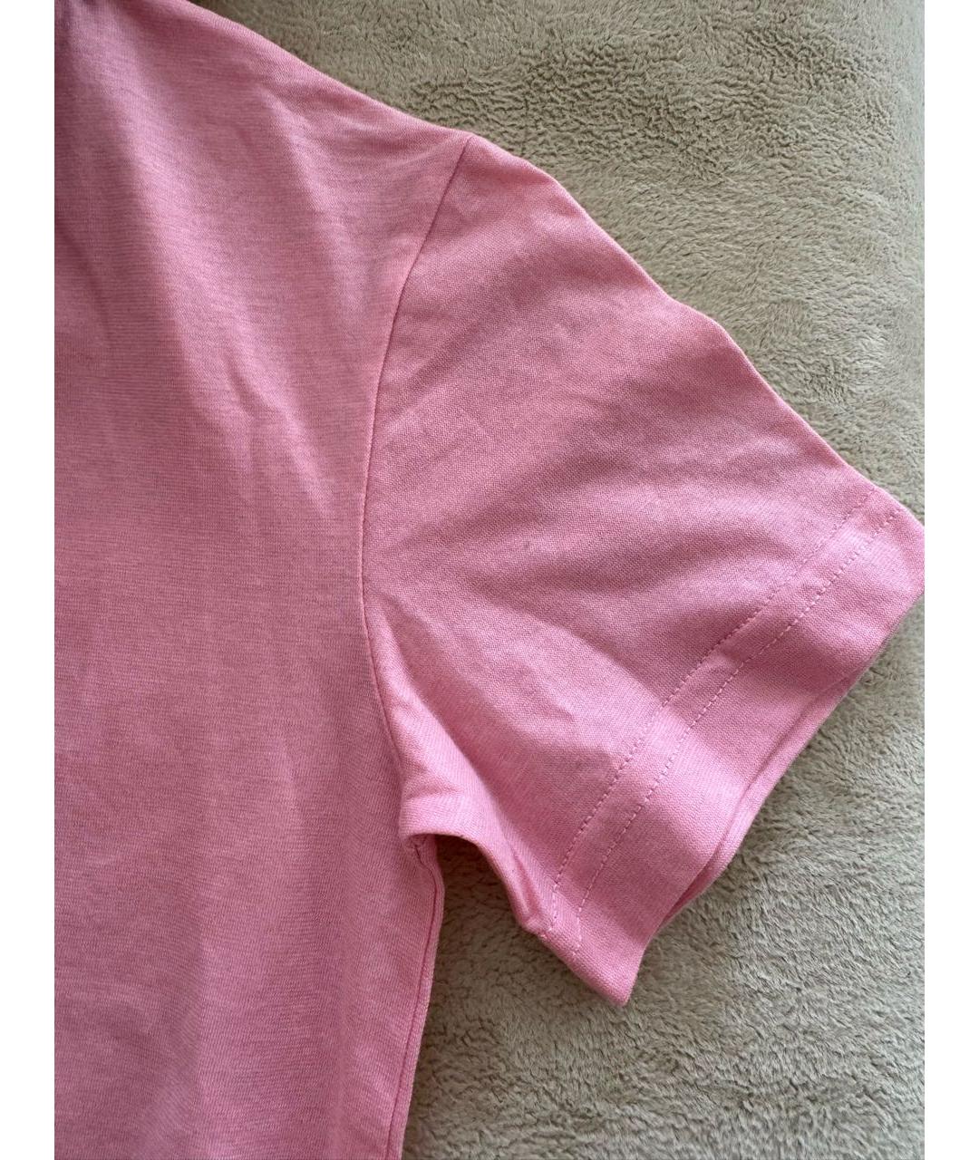 DOLCE&GABBANA Розовый хлопковый детская футболка / топ, фото 5