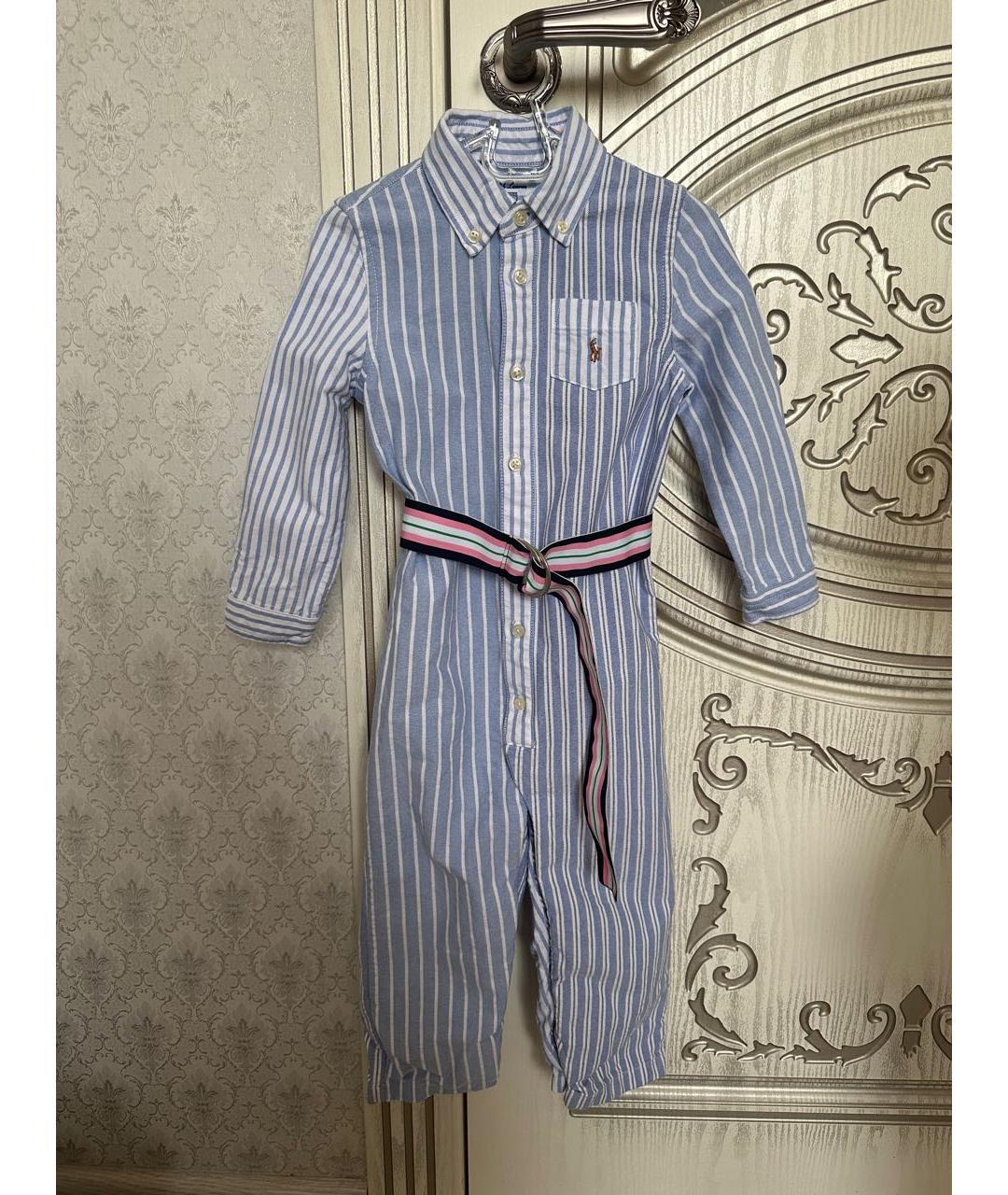 POLO RALPH LAUREN Голубой комбинезон, фото 4