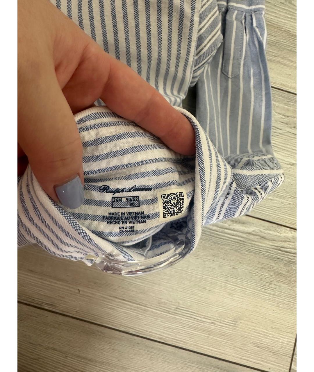 POLO RALPH LAUREN Голубой комбинезон, фото 3