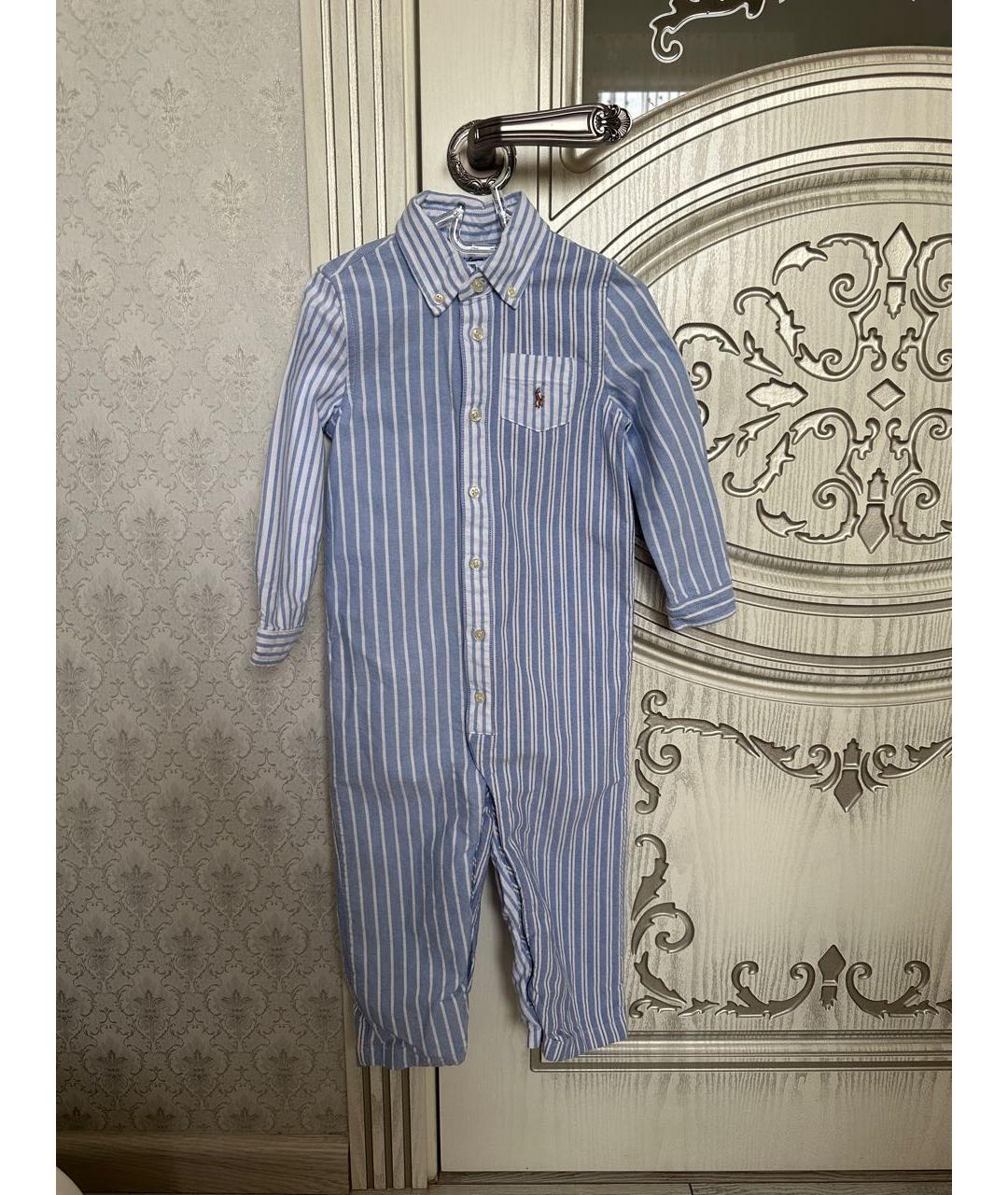 POLO RALPH LAUREN Голубой комбинезон, фото 6