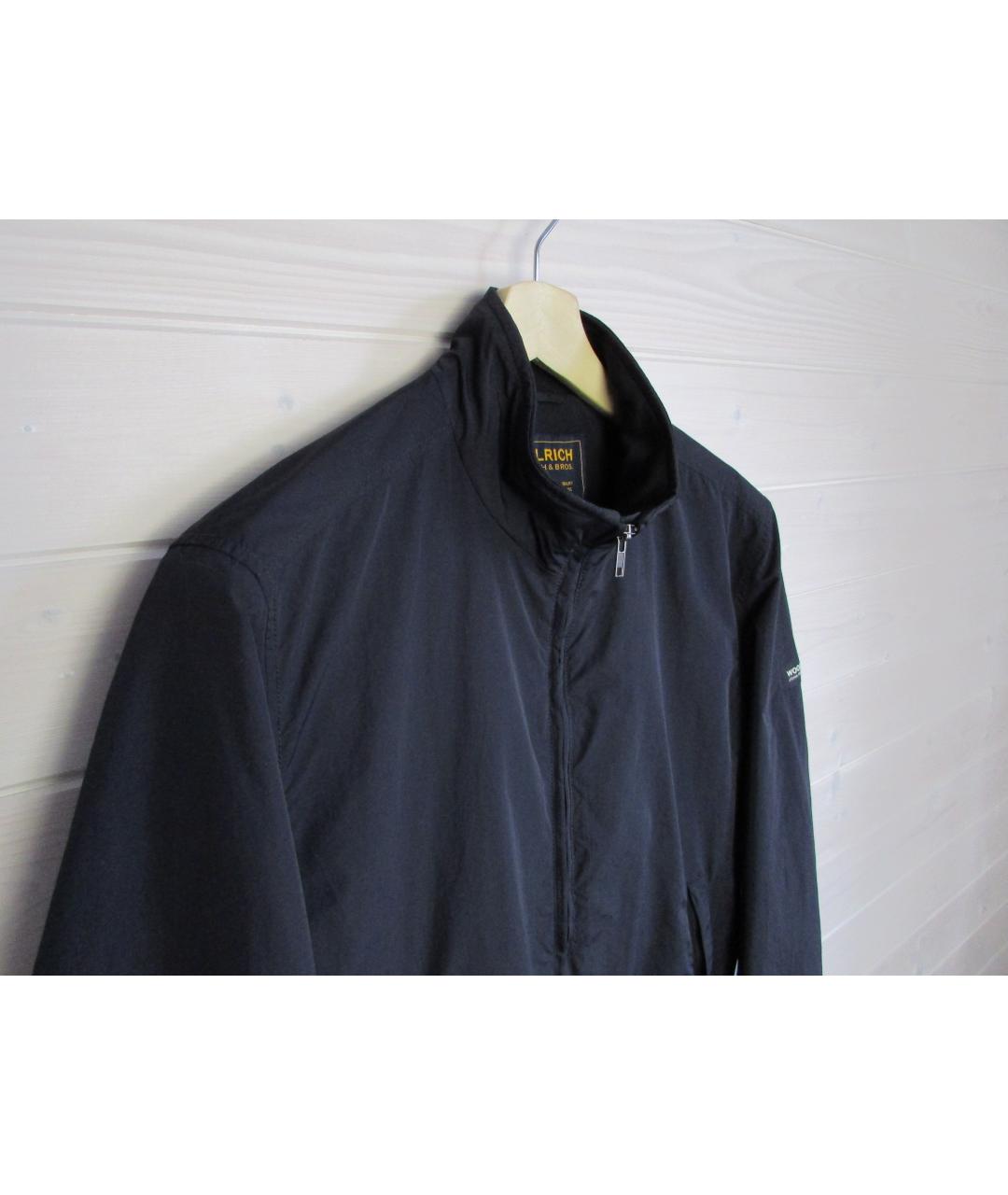 WOOLRICH Темно-синяя синтетическая куртка, фото 2