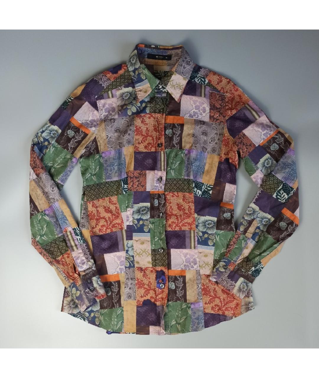 ETRO Мульти хлопко-эластановая рубашка, фото 2
