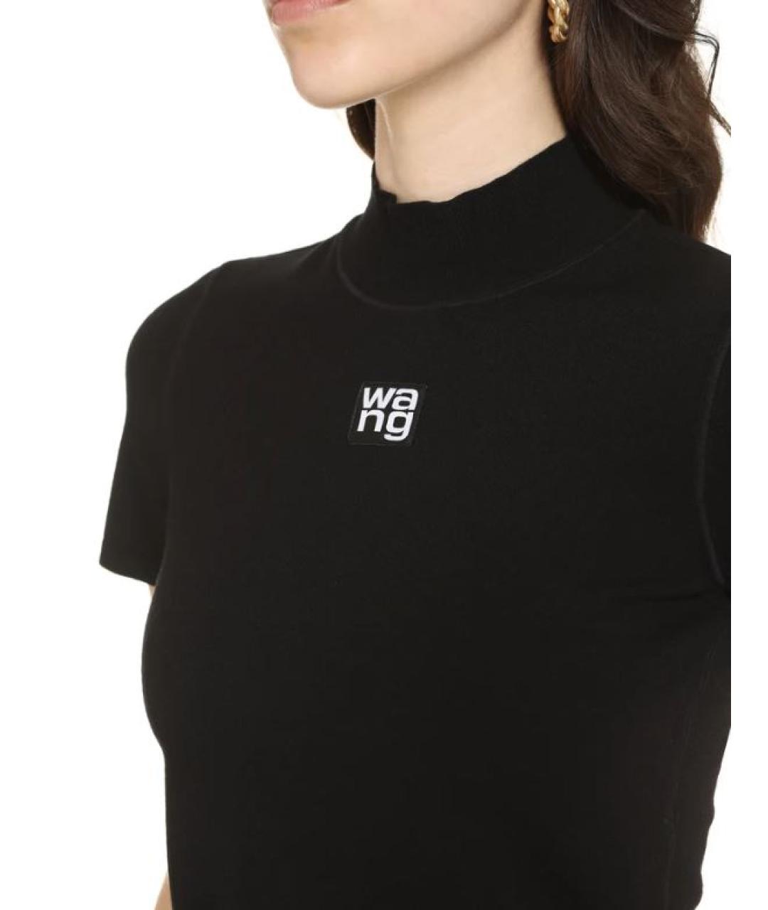 T BY ALEXANDER WANG Черная футболка, фото 2