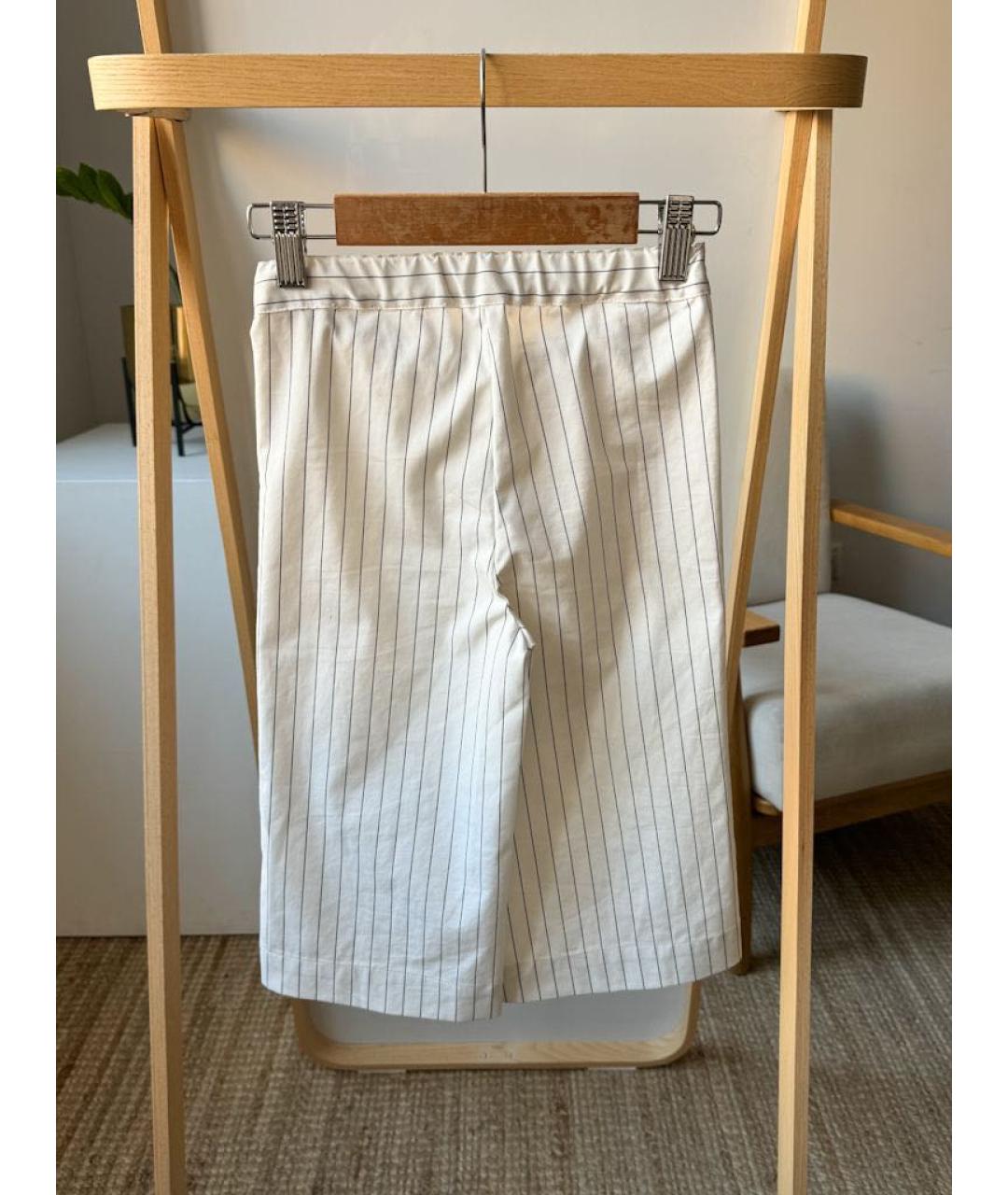 IL GUFO Белые хлопковые брюки и шорты, фото 2