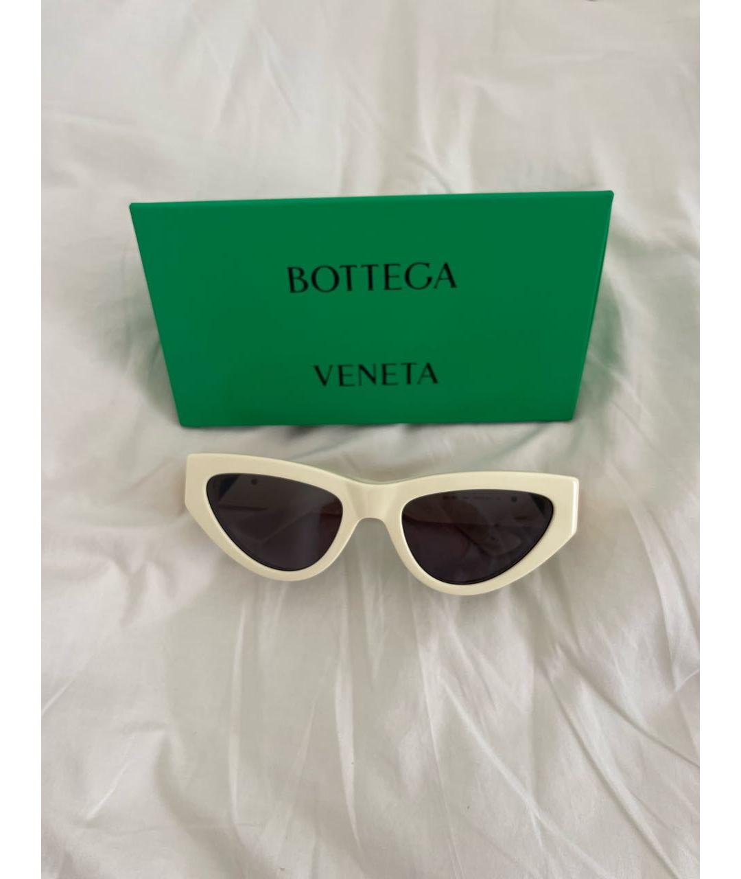 BOTTEGA VENETA Желтые пластиковые солнцезащитные очки, фото 4