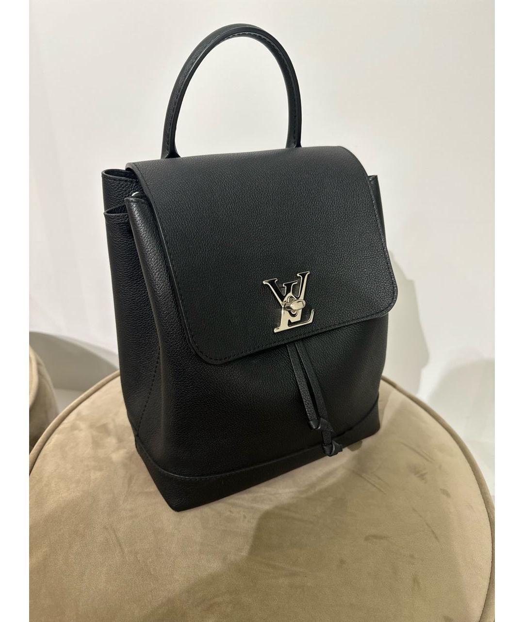 LOUIS VUITTON PRE-OWNED Черный кожаный рюкзак, фото 2