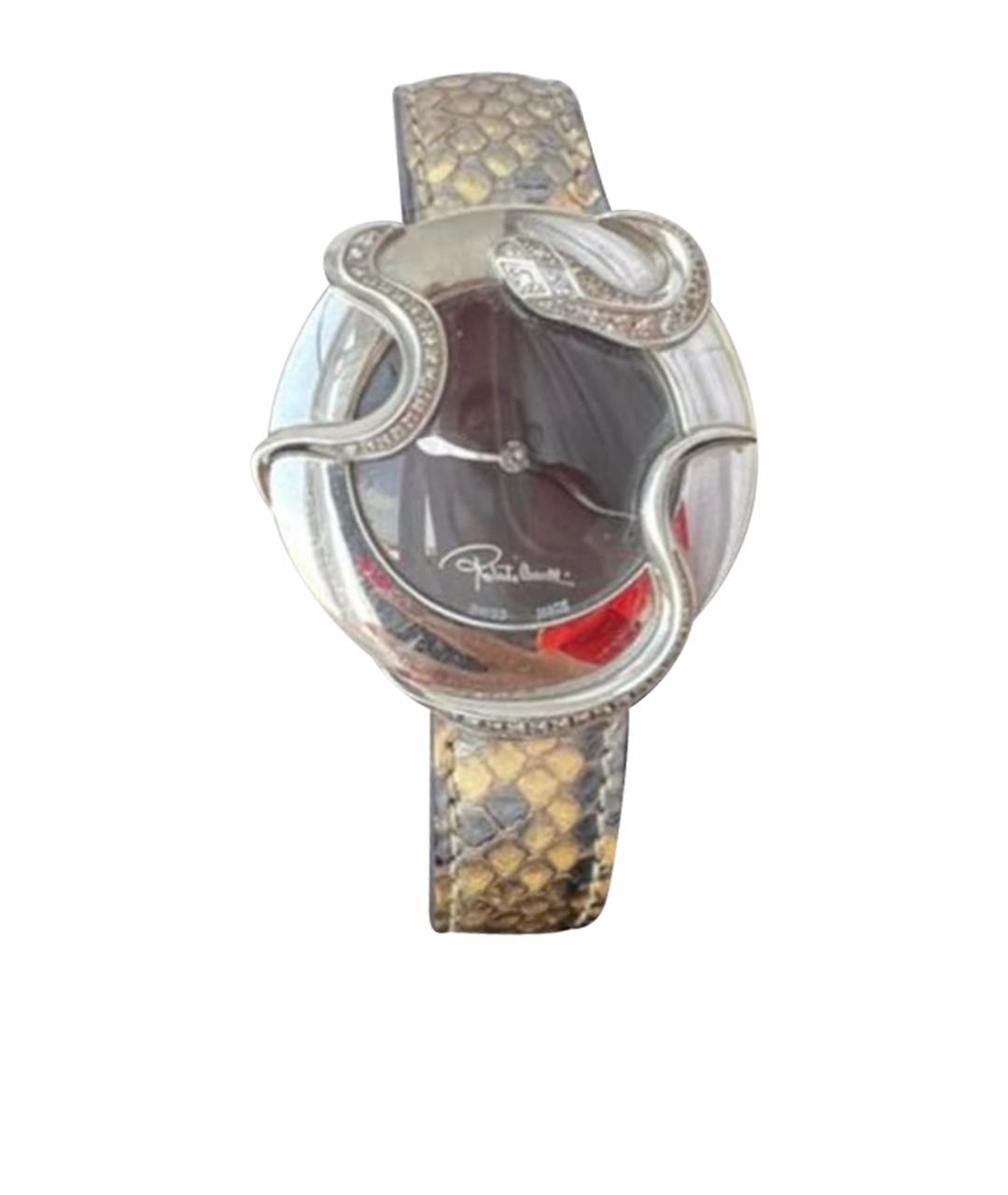 ROBERTO CAVALLI Серебряные металлические часы, фото 1
