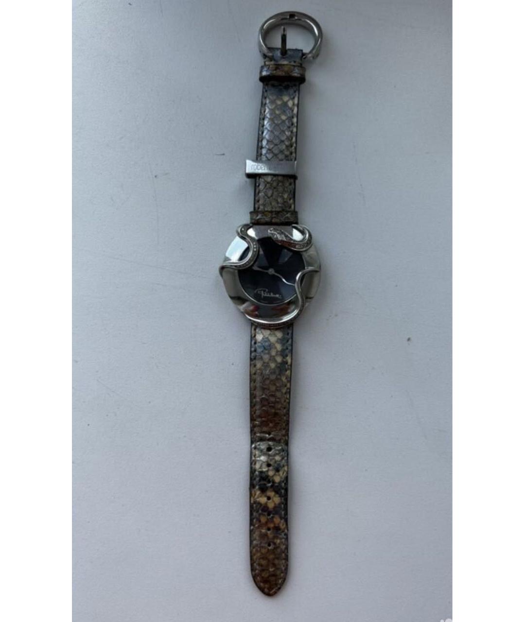 ROBERTO CAVALLI Серебряные металлические часы, фото 4