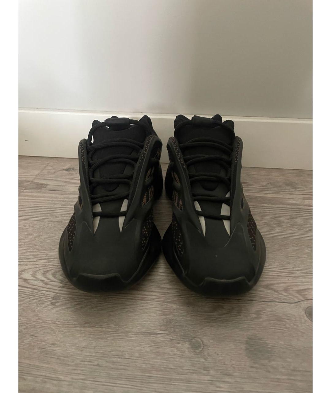 ADIDAS YEEZY Черные резиновые кроссовки, фото 2