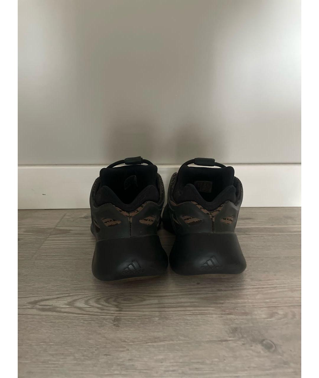 ADIDAS YEEZY Черные резиновые кроссовки, фото 4
