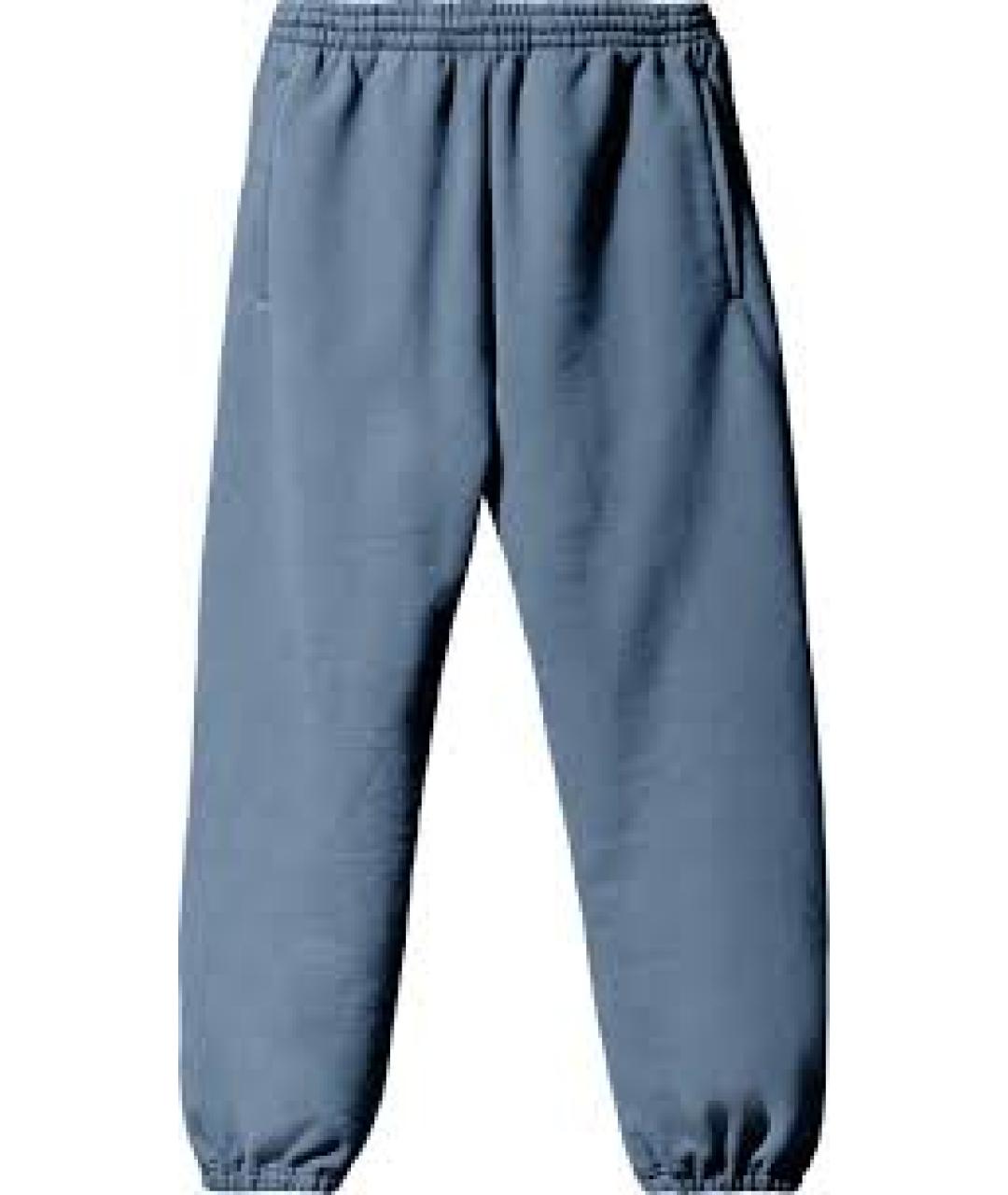 YEEZY Темно-синие хлопковые брюки и шорты, фото 1