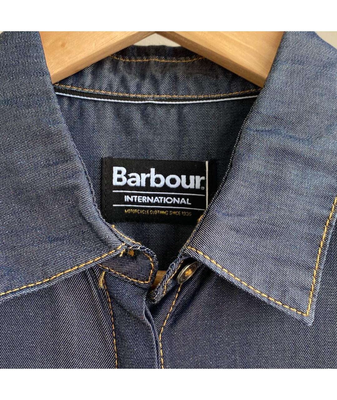 BARBOUR Темно-синяя рубашка, фото 3