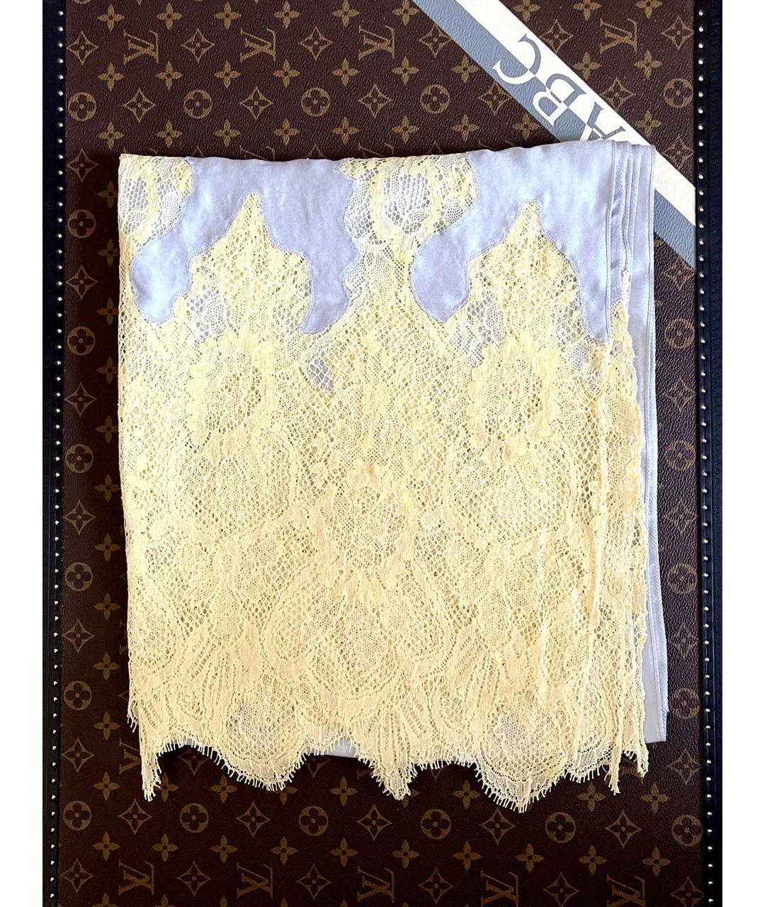 VALENTINO Голубой шарф, фото 7